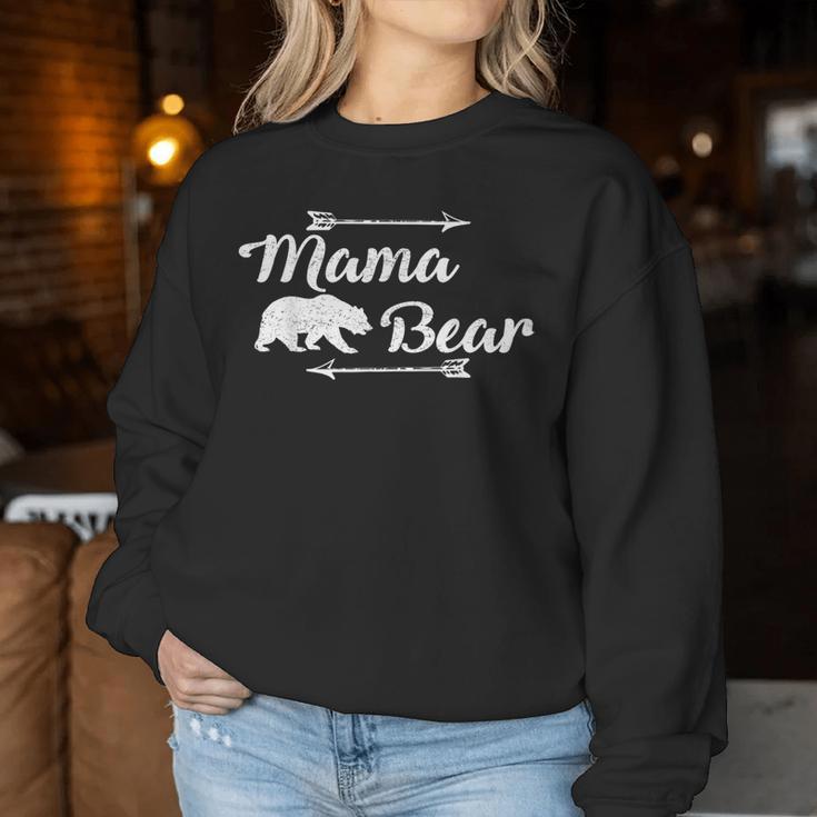 Vintage Mama Bear Women Sweatshirt Unique Gifts