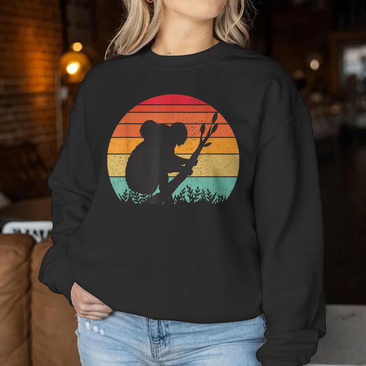 Vintage Retro Koala Liebhaber Mama Papa Junge Mädchen Geburtstagsgeschenk Sweatshirt Frauen Lustige Geschenke