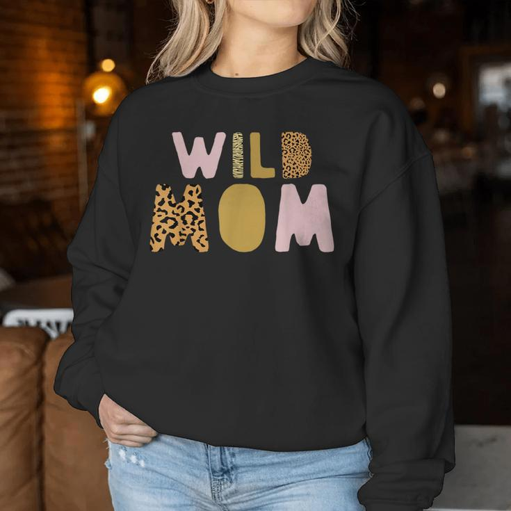 Wild One Mom Two Wild Birthday Outfit Zoo Birthday Animal Women Sweatshirt Personalized Gifts