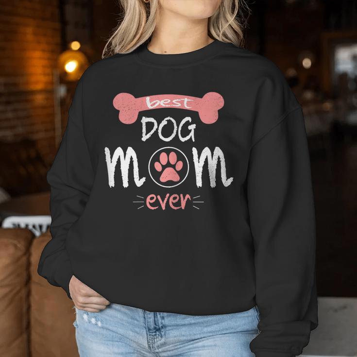 Women's Best Dogs Mum Dog Owners Dog Sweatshirt Frauen Lustige Geschenke