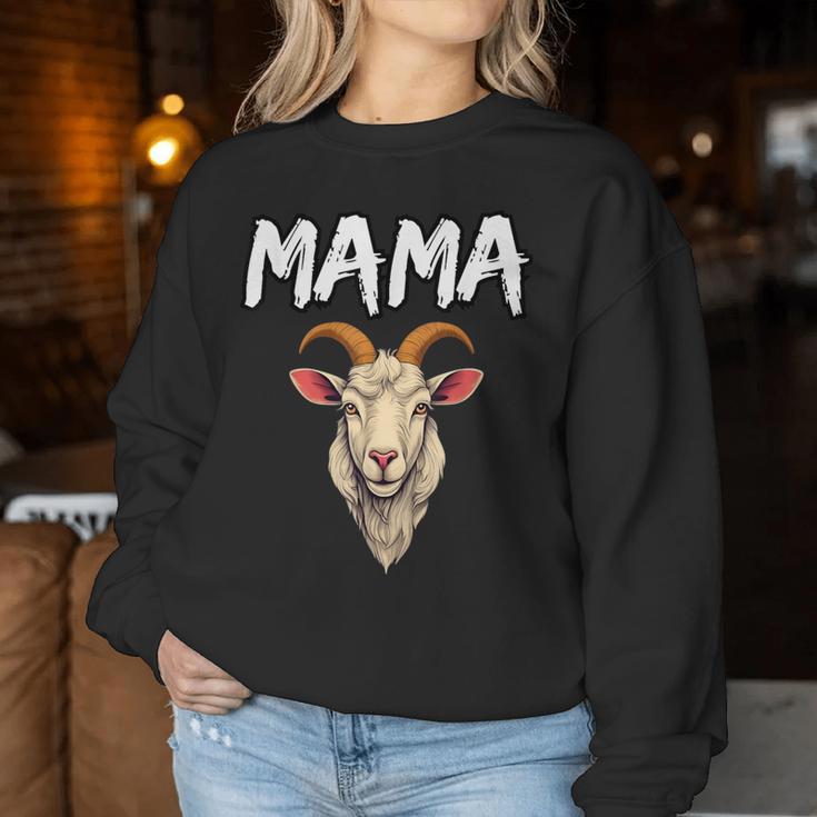 Ziege Muttertagsgeschenke Mama Tierliebhaber Geschenke Ziege Mama Sweatshirt Frauen Lustige Geschenke