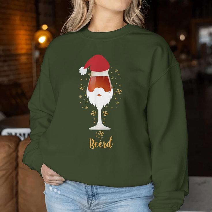 Beerd Christmas Dad Sweatshirt Frauen Lustige Geschenke