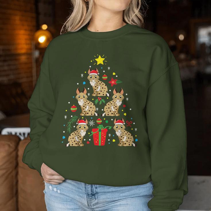 Bobcat Christmas Ornament Tree Dad Mom Women Sweatshirt Unique Gifts