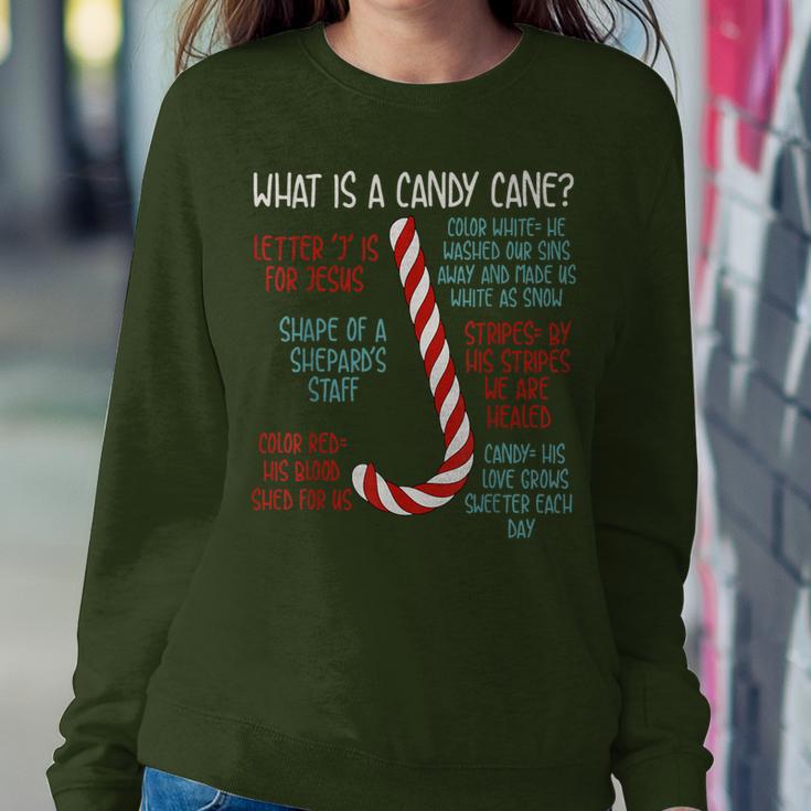 Candy Cane Christmas Christian Sayings Believe Faith God Women Sweatshirt Unique Gifts