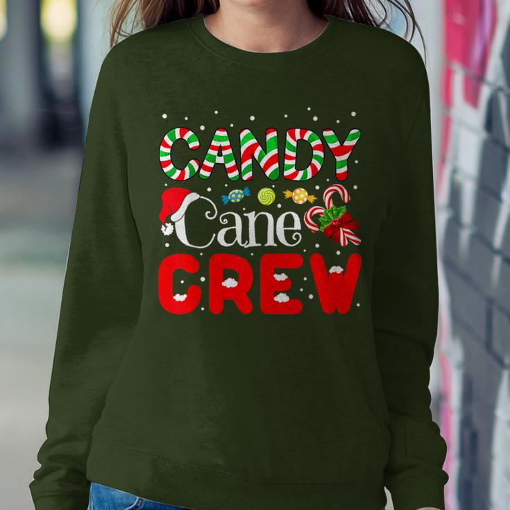 Candy Cane Crew Christmas Candy Cane Party Boys Girls Women Sweatshirt Funny Gifts