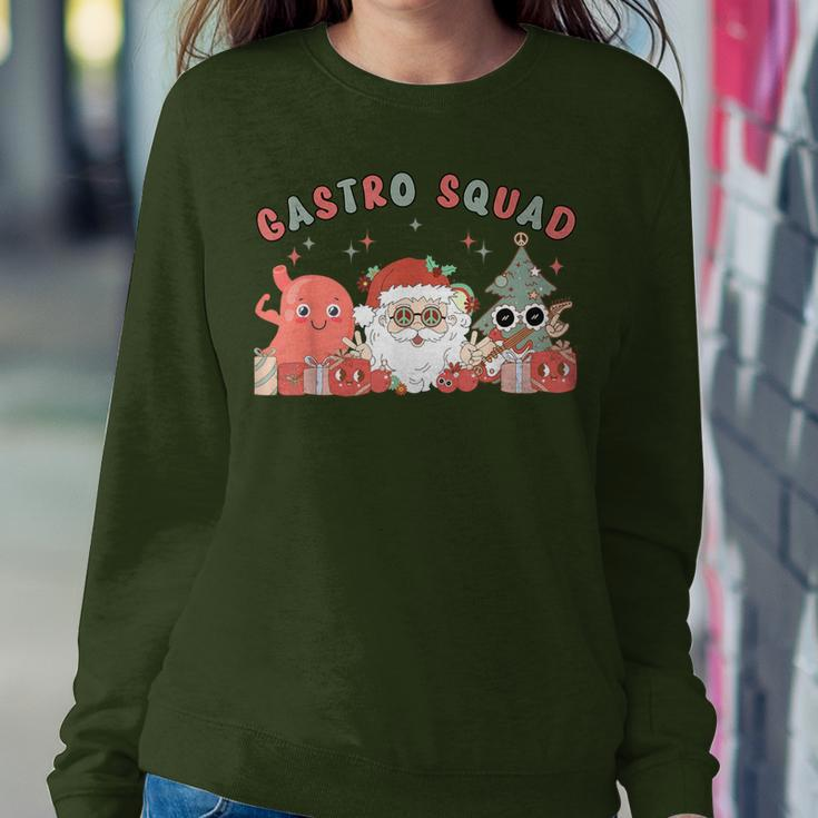 Christmas Gastro Squad Gi Nurse Endoscopy Santa Hippie Xmas Women Sweatshirt Unique Gifts