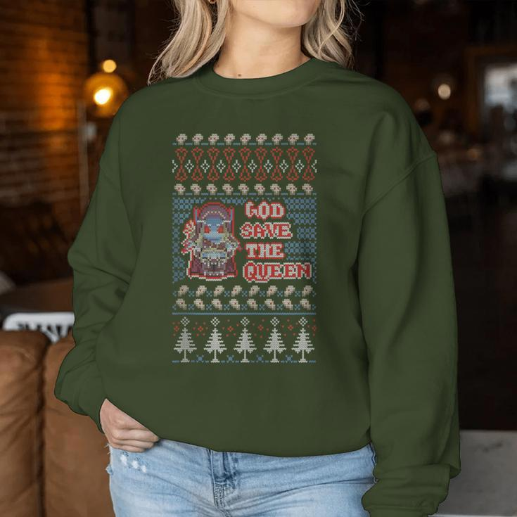 God Save The Queen Sylvanas Wow Christmas Ugly Sweater Women Sweatshirt Unique Gifts