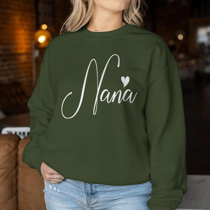 Nana For Grandma Mother's Day Christmas Birthday Women Sweatshirt Funny Gifts