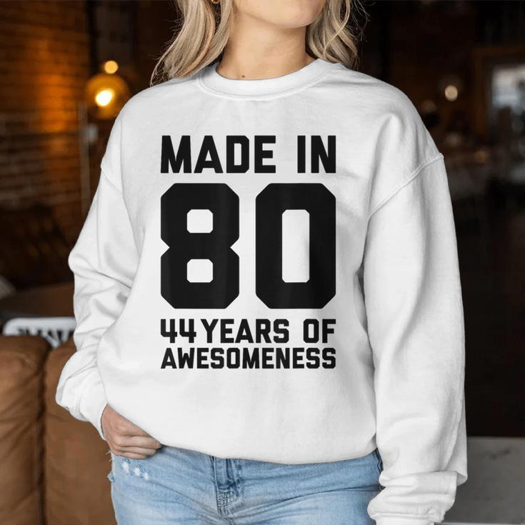 44 Geburtstag 44 Jahre Alt Geschenk Männer Frauen Papa Mama Sweatshirt Frauen Lustige Geschenke