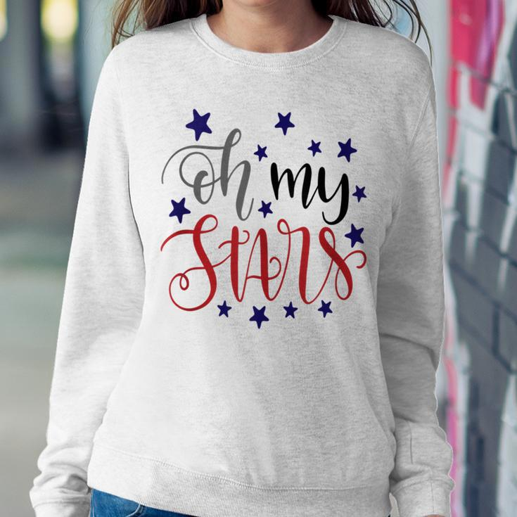 4Th Of July Fourth Oh My Stars Mom Wife Daughter Women Sweatshirt Unique Gifts