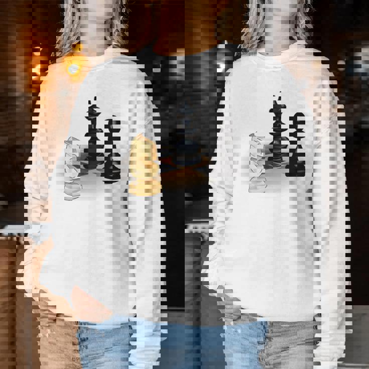 Amusant Pour Les Amateurs D'échecs Pour Garçons Et Filles Women Sweatshirt Cadeaux drôles
