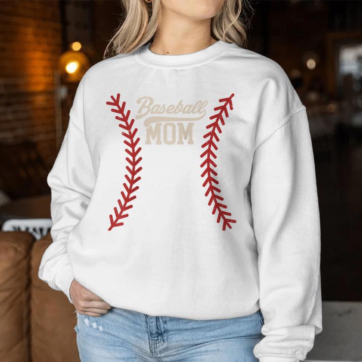 Ball Mama Baseball Softball Mama Damen Raglan Sweatshirt Frauen Lustige Geschenke