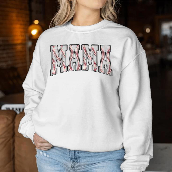 Baseball Mama Retro Loud Mom And Proud Mommy Mother's Day Women Sweatshirt Funny Gifts
