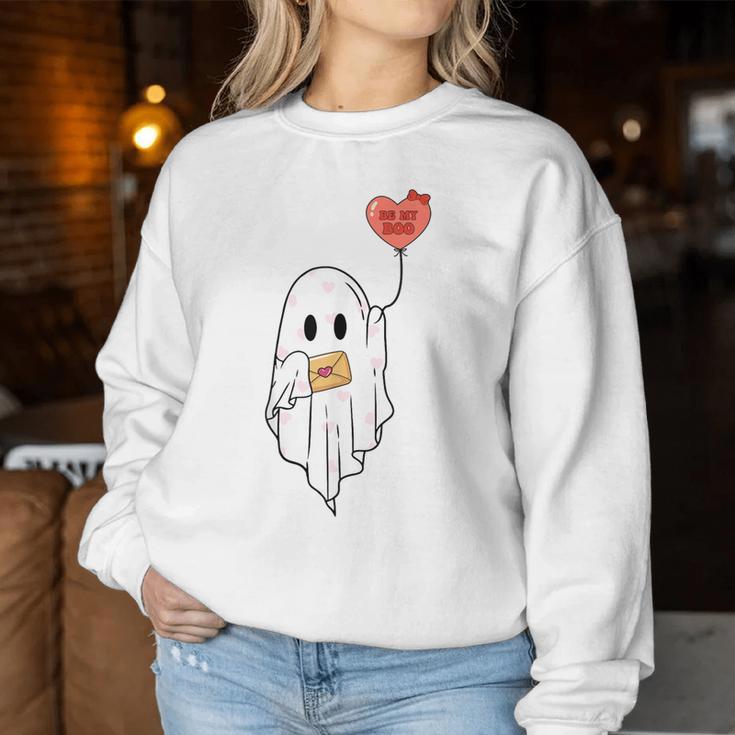 Be My Boo Ghost Happy Valentine's Day Couple Girl Women Sweatshirt Unique Gifts