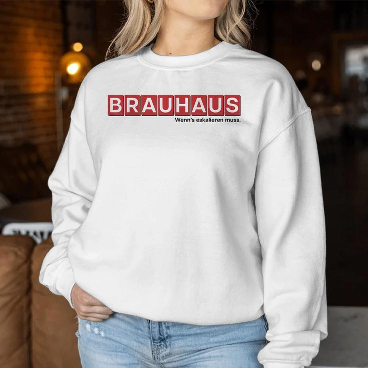 Brauhaus Party Hardware Store Craftsmen Drinking Beer Fun Sweatshirt Frauen Lustige Geschenke