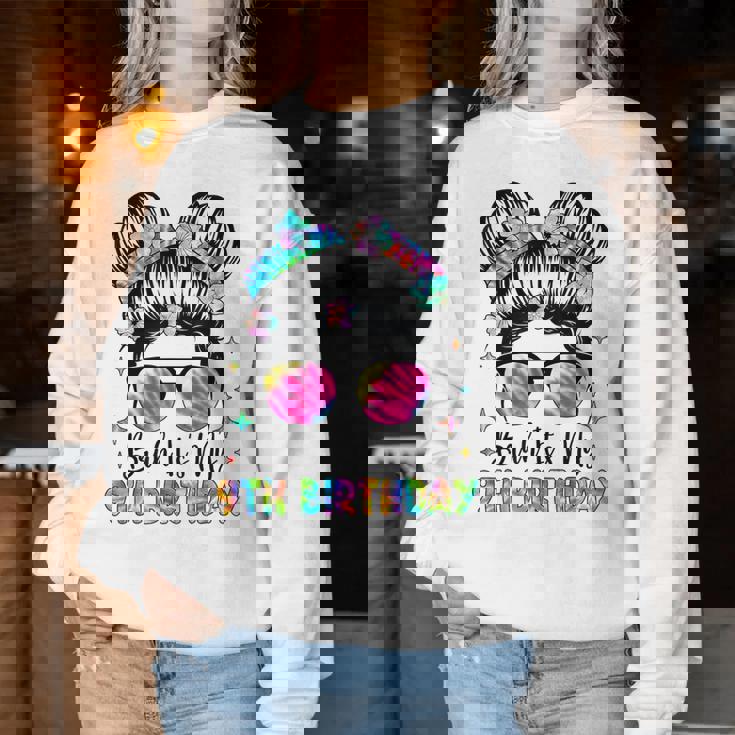 Bruh It's My 9Th Birthday 9 Year Old 9Th Birthday For Girl Women Sweatshirt Personalized Gifts