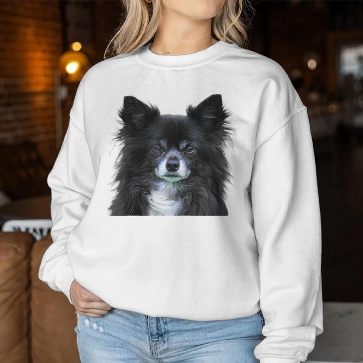 Chihuahua Hund Mama Papa Liebe Haustier Welpe Raglan Sweatshirt Frauen Lustige Geschenke