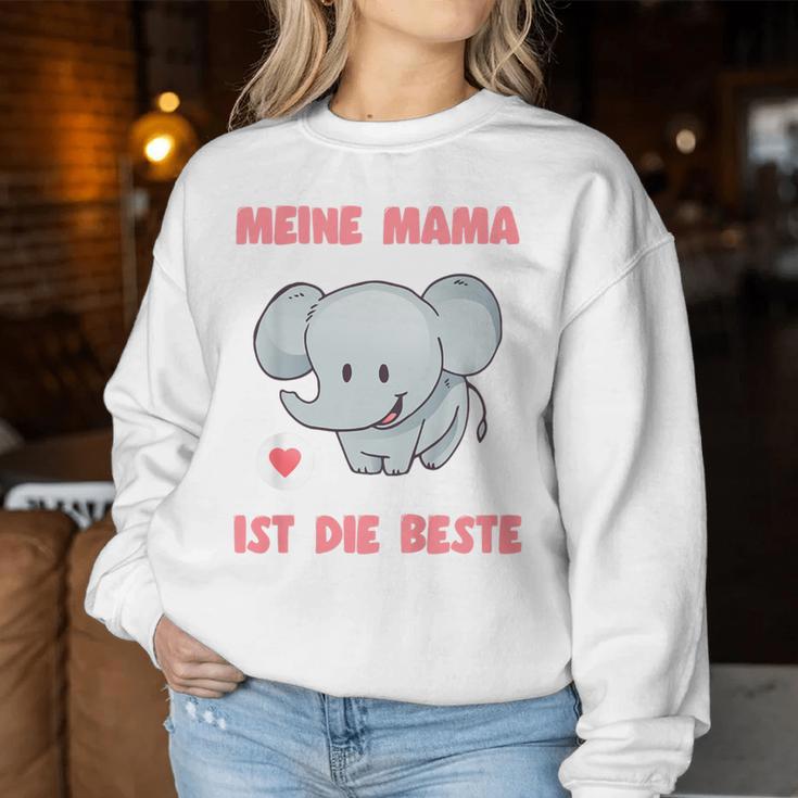 Children's Elephant Meine Mama Ist Die Beste Sweatshirt Frauen Lustige Geschenke