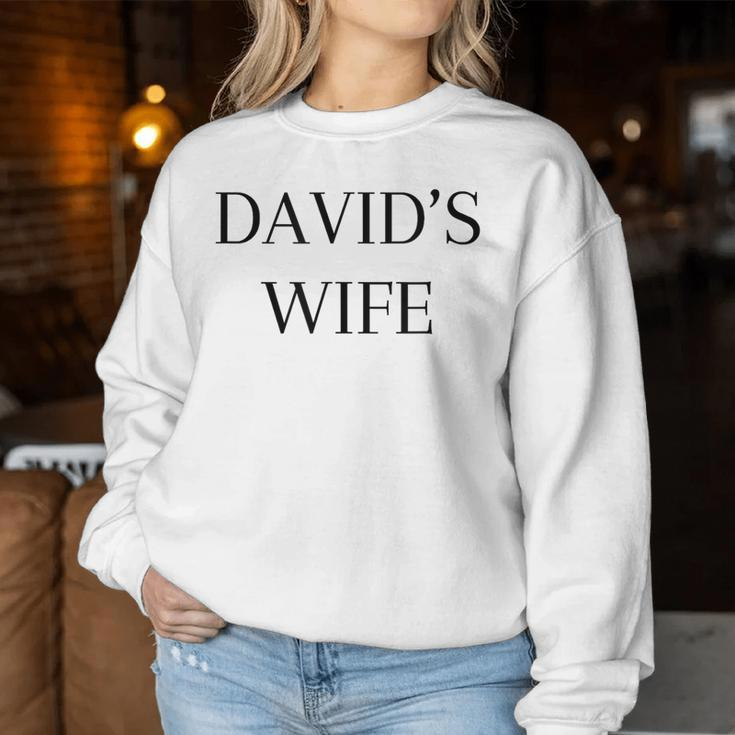 David's Wife Women Sweatshirt Funny Gifts
