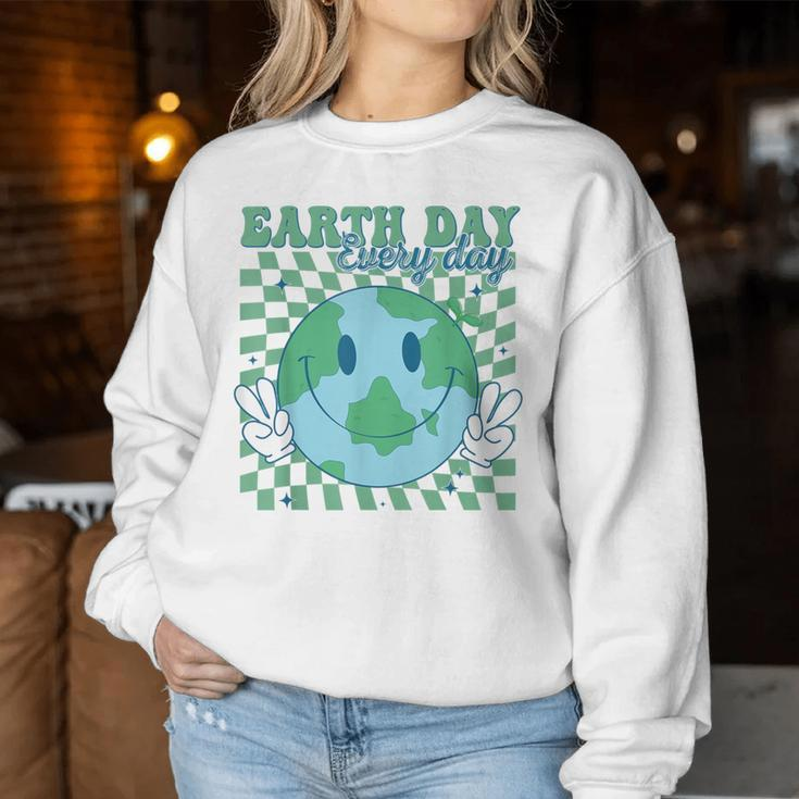 Earth Day Everyday Teacher Mother Earth Planet Anniversary Women Sweatshirt Unique Gifts