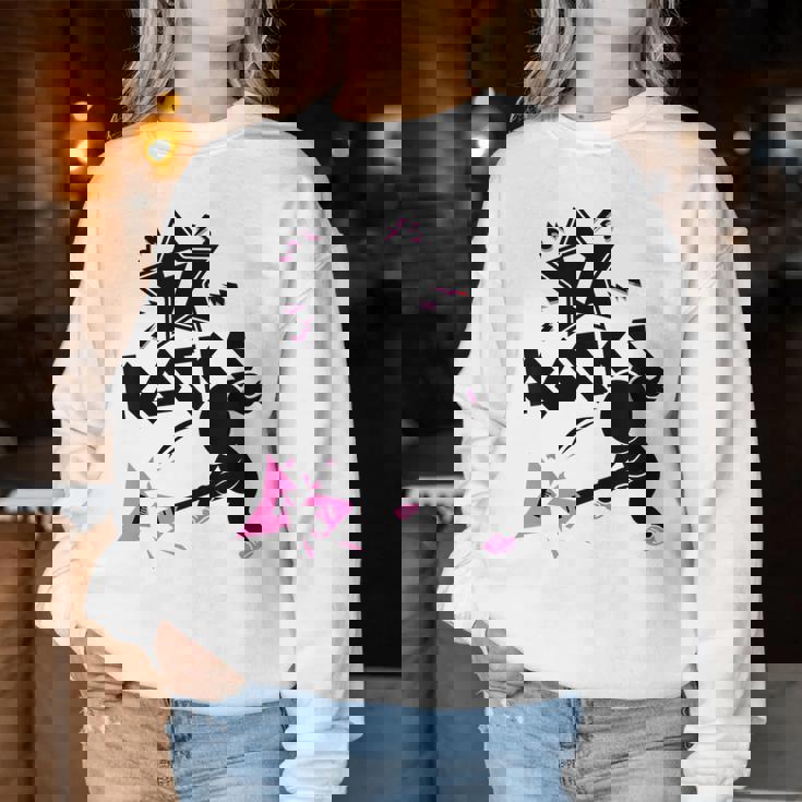 Enfant 7 Rocks Girl Rock N Roll Punk Women Sweatshirt Cadeaux drôles
