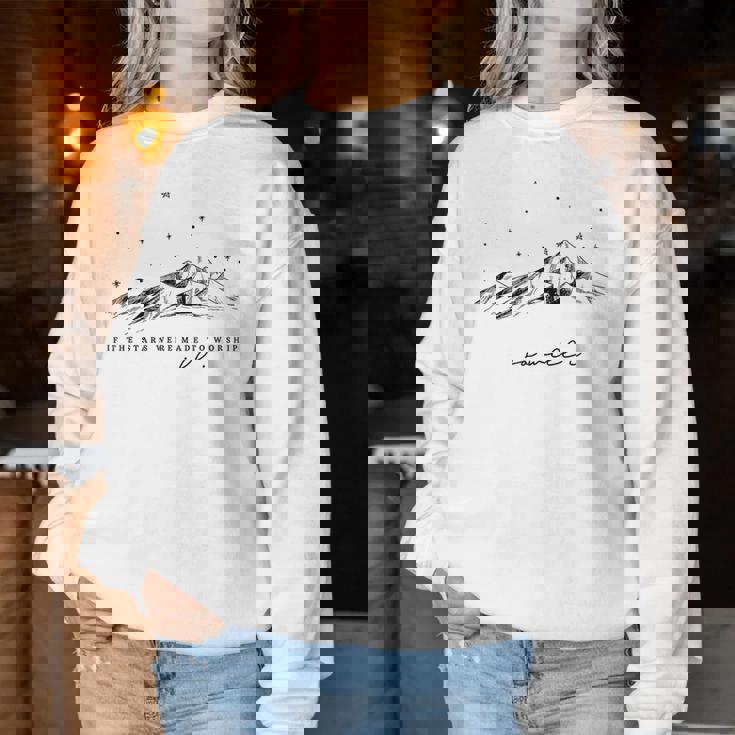 If The Stars Were Made To Worship Christian Women Sweatshirt Unique Gifts