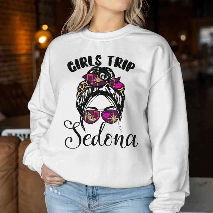 Girls Trip Sedona 2024 Weekend Birthday Squad Women Sweatshirt Unique Gifts