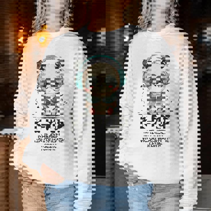 K-Pop Es La Respuesta Panda Kpop Merch Productos De K-Pop Sudadera Mujer Regalos divertidos