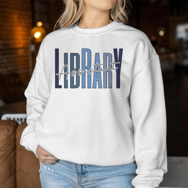 Librarian Vintage Book Reader Library Assistant Women Sweatshirt Unique Gifts