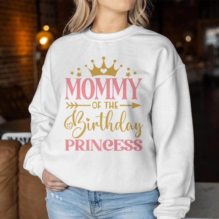 Mommy Of The Birthday For Girl 1St Birthday Princess Girl Women Sweatshirt Unique Gifts