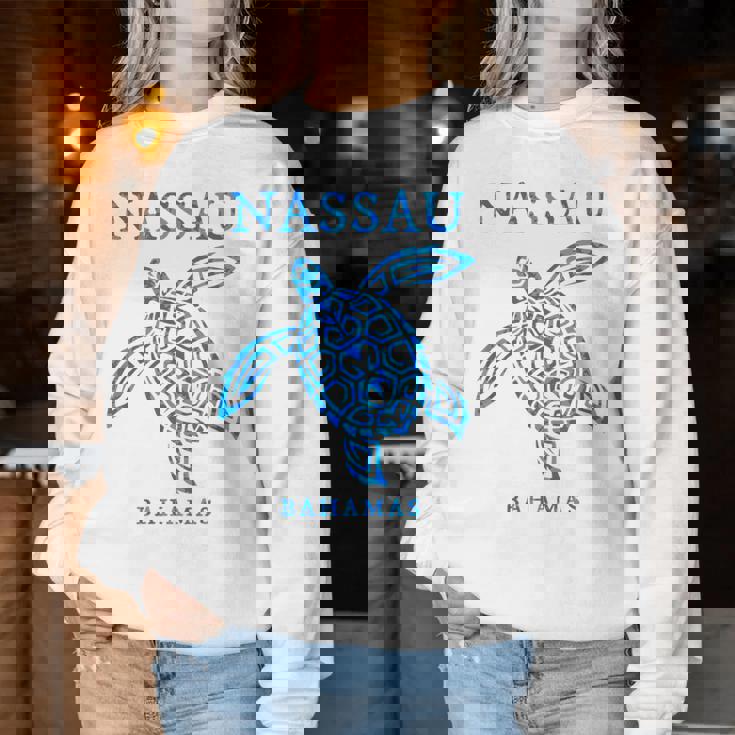 Nassau Bahamas Sea Turtle Boys Girls Toddler Souvenir Women Sweatshirt Unique Gifts