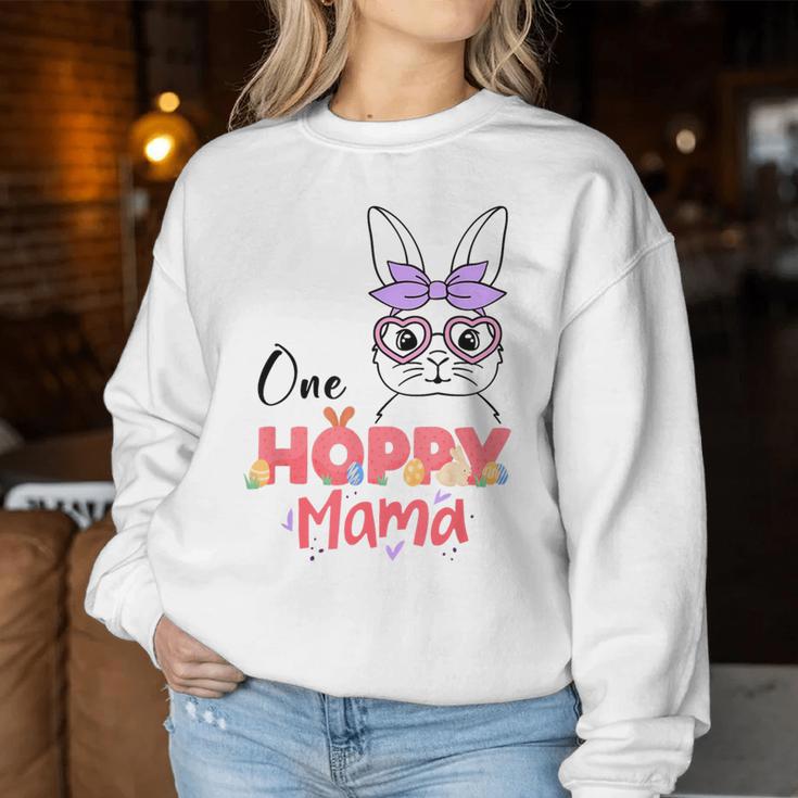 One Hoppy Mama Lustiger Hase Zum Ostertag Sweatshirt Frauen Lustige Geschenke