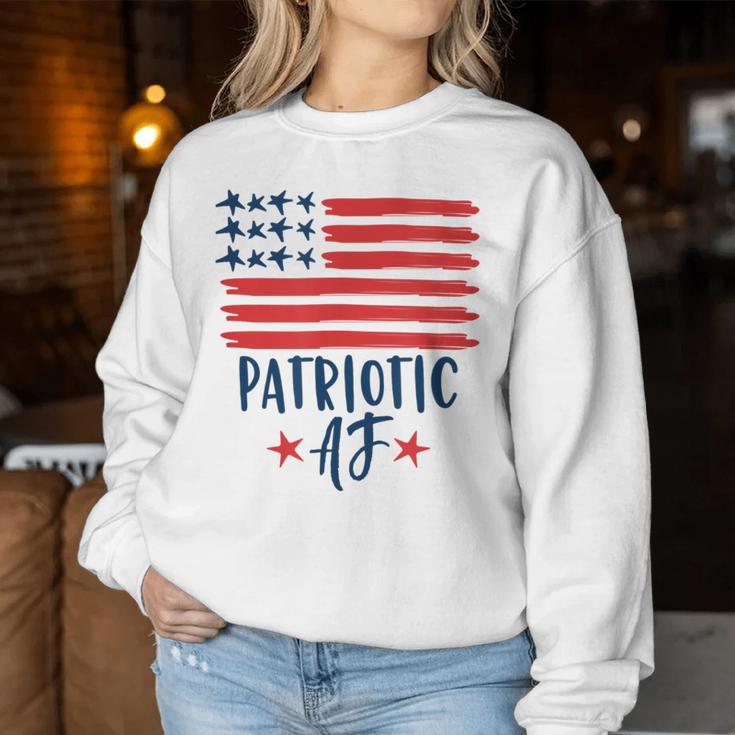 Patriotic Af American Flag 4Th Of July Men Women Sweatshirt Unique Gifts