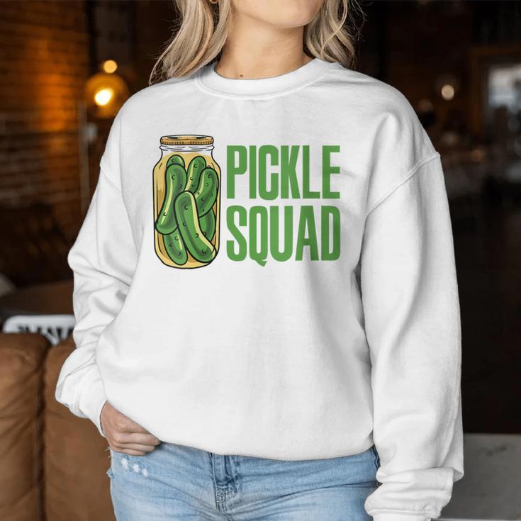 Pickle Squad Pickles Food Team Pickles Love Pickles Women Sweatshirt Unique Gifts