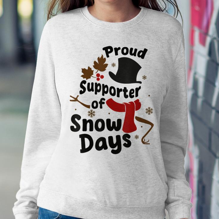 Proud Supporter Of Snow Days Teacher Women Sweatshirt Personalized Gifts