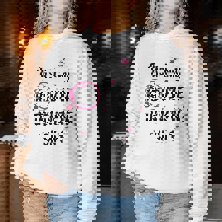 This Is My Red Wine Drinking Wine Women Sweatshirt Personalized Gifts