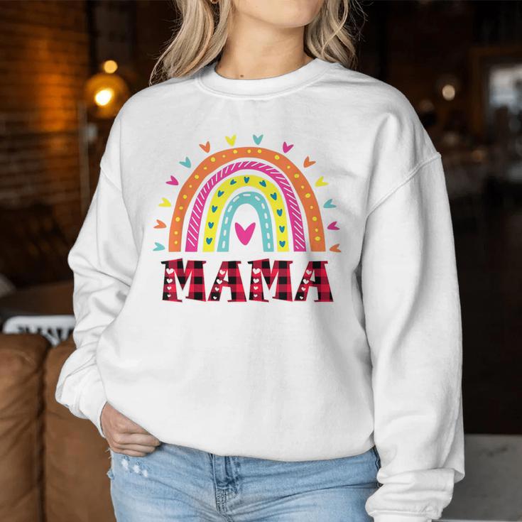 Regenbogen Mama Für Damen Lustige Muttertag Regenbogen Mama Sweatshirt Frauen Lustige Geschenke