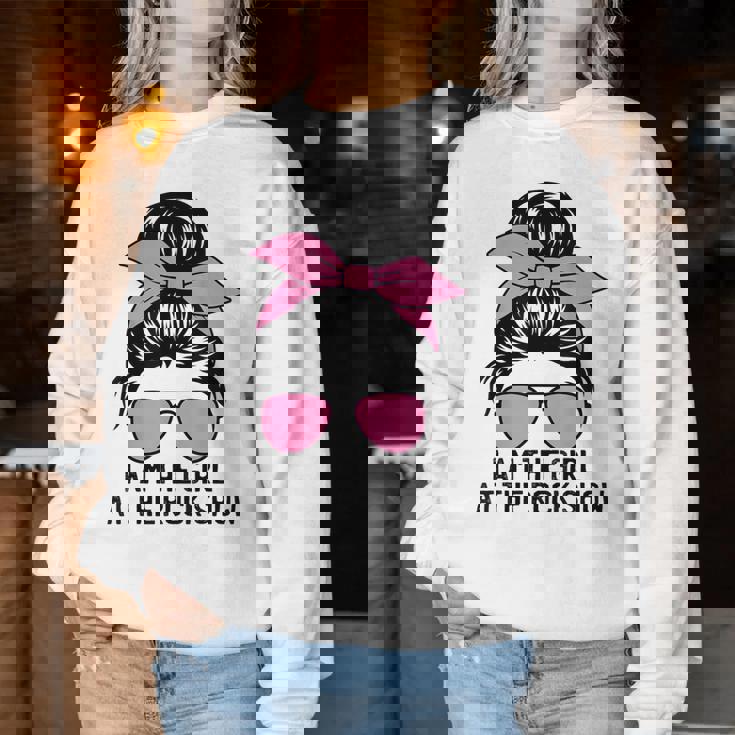 Rock Music Rock Show Band I Am The Girl At The Rock Show Women Sweatshirt Personalized Gifts