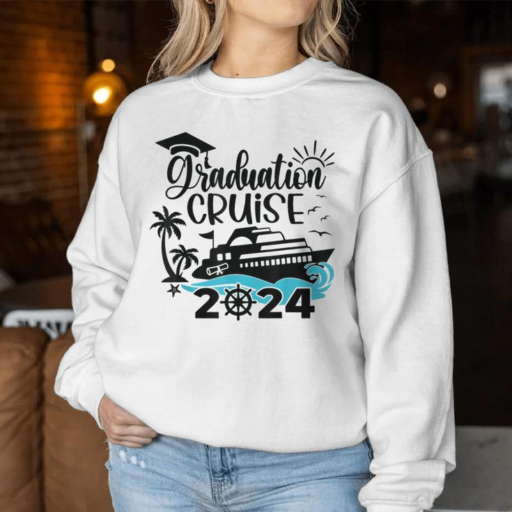Senior Graduation Trip Cruise 2024 Ship Party Cruise Womens Women Sweatshirt Funny Gifts