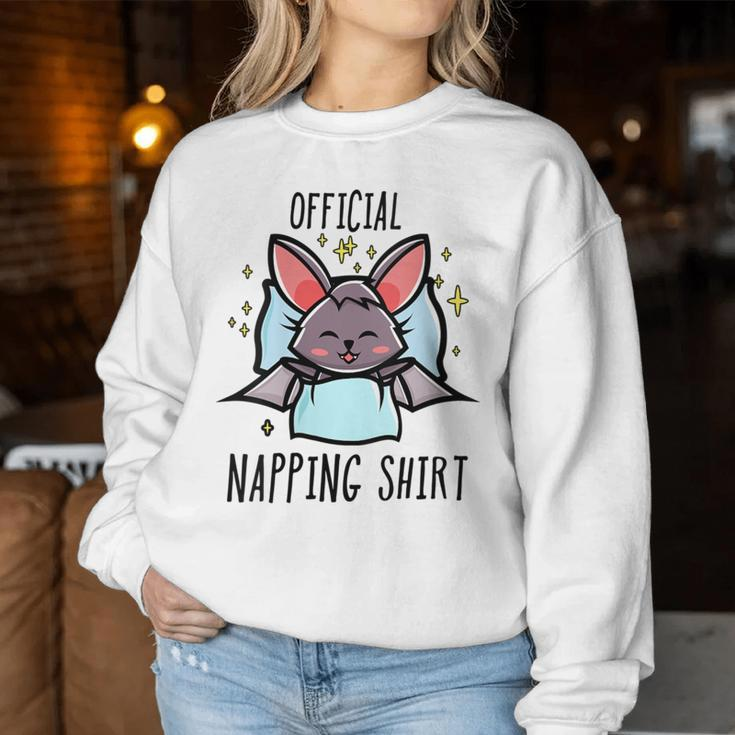 Sleeping Bat Pajamas Sleepyhead Women Sweatshirt Unique Gifts