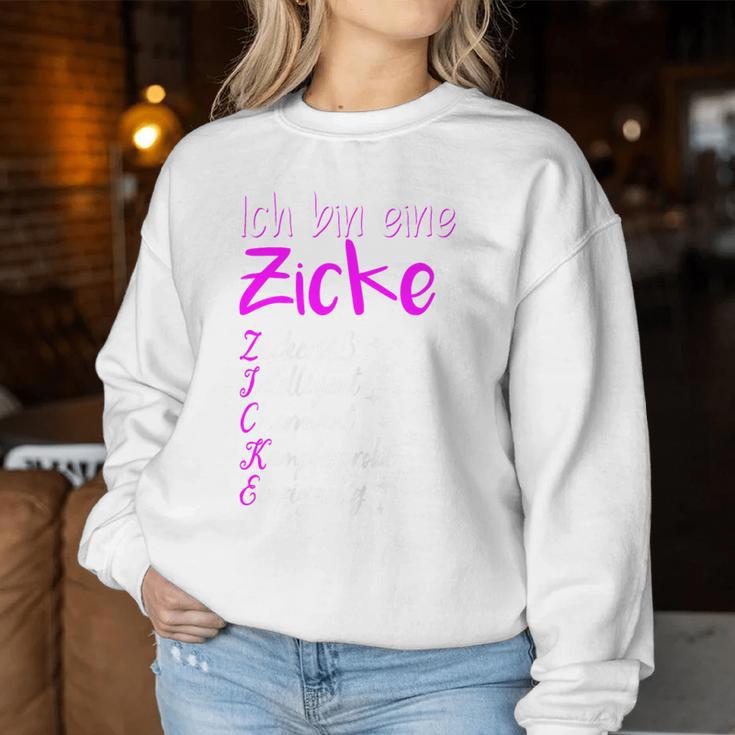 Women's Ich Bin Eine Zicke Definition Cheeky Girlfriend Sweatshirt Frauen Lustige Geschenke