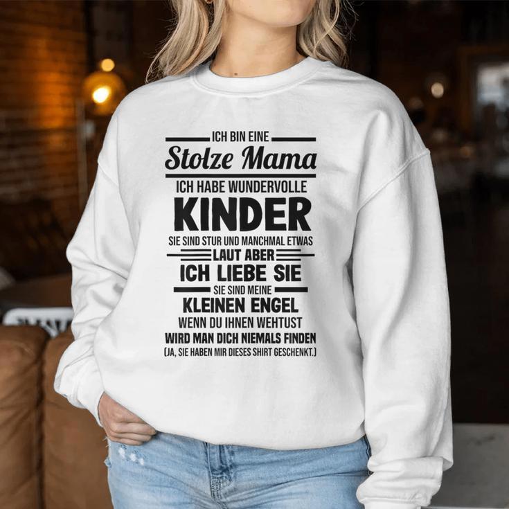 Women's Ich Bin Stolze Mama Sweatshirt Frauen Lustige Geschenke