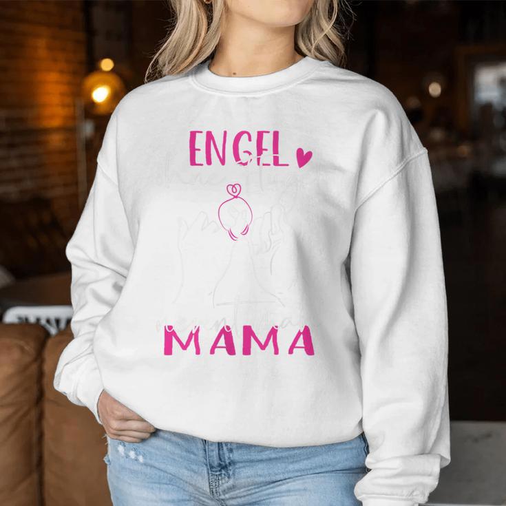 Women's Mama Engel Ohne Flügel Nennt Man Mama Beste Mutter Sweatshirt Frauen Lustige Geschenke