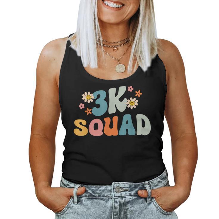 3K Squad Teacher Twos Threes Crew Prek Elementary Women Tank Top