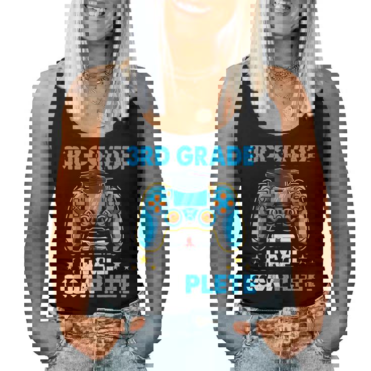 3Rd Grade Level Complete Last Day Of School Graduate Boys Women Tank Top