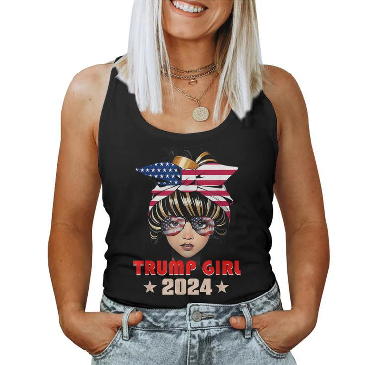 4Th Of July Trump 45 47 Trump Girl 2024 Women Tank Top