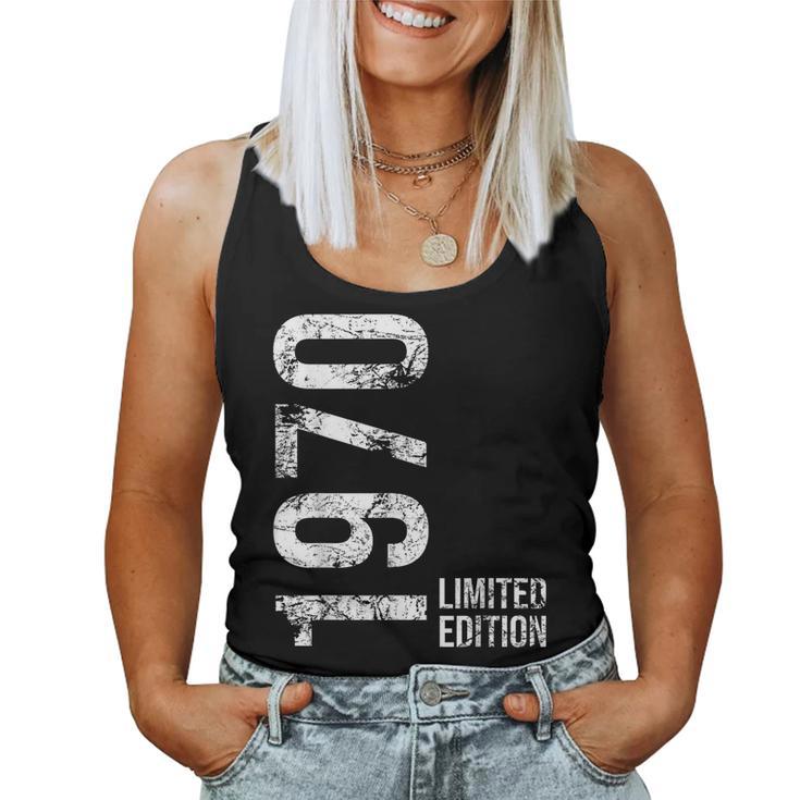 53Th Birthday 53 Years Man Woman Retro Vintage 1970 Women Tank Top