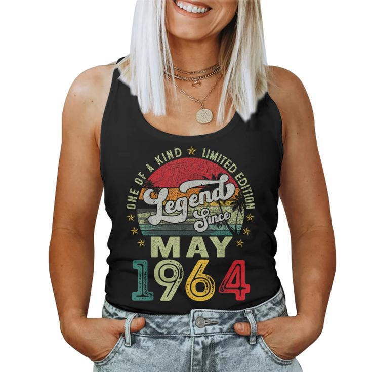 60 Years Old Vintage May 1964 60Th Birthday Women Women Tank Top