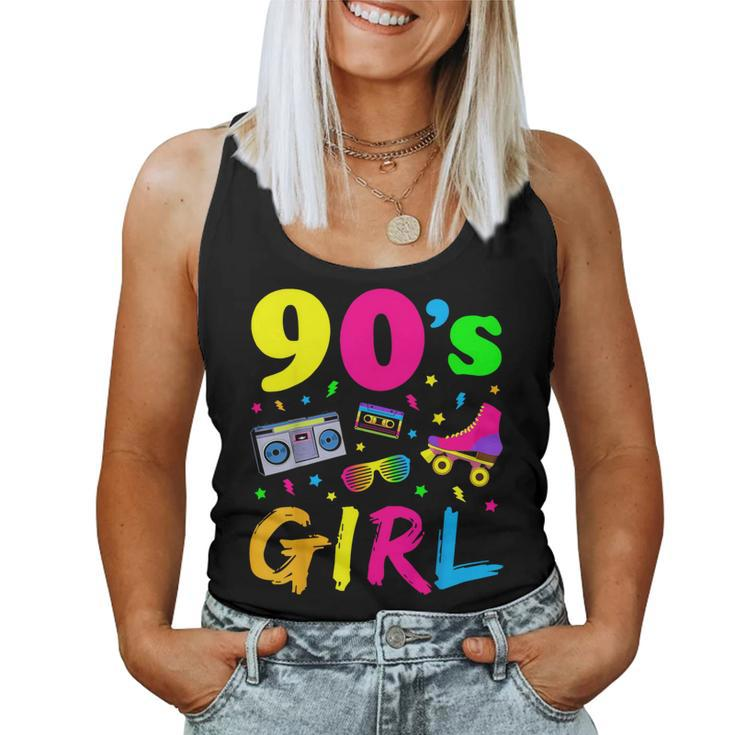 90'S Girl Birthday Party Costume Retro Vintage Women Women Tank Top