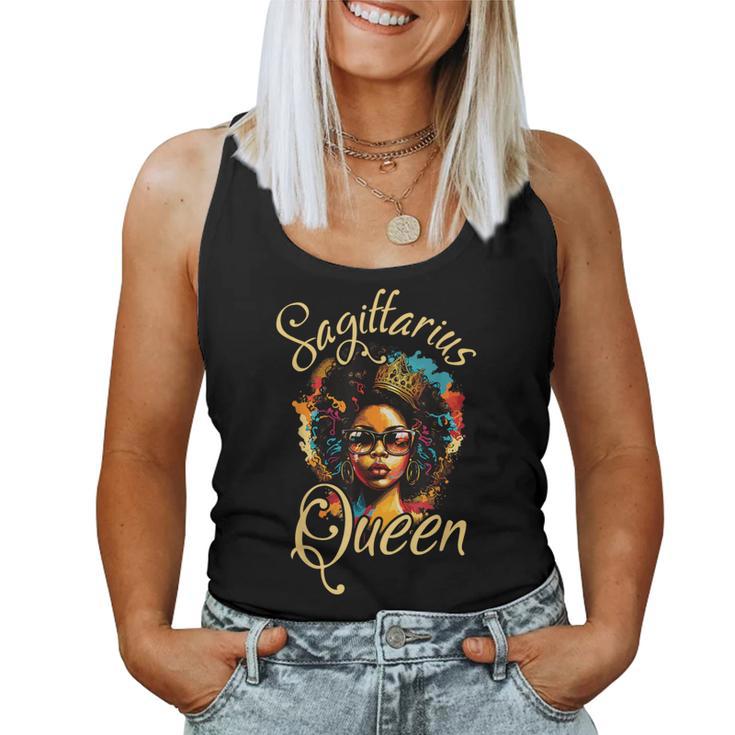 Afro Girl Sagittarius Queen Are Born In November To December Women Tank Top